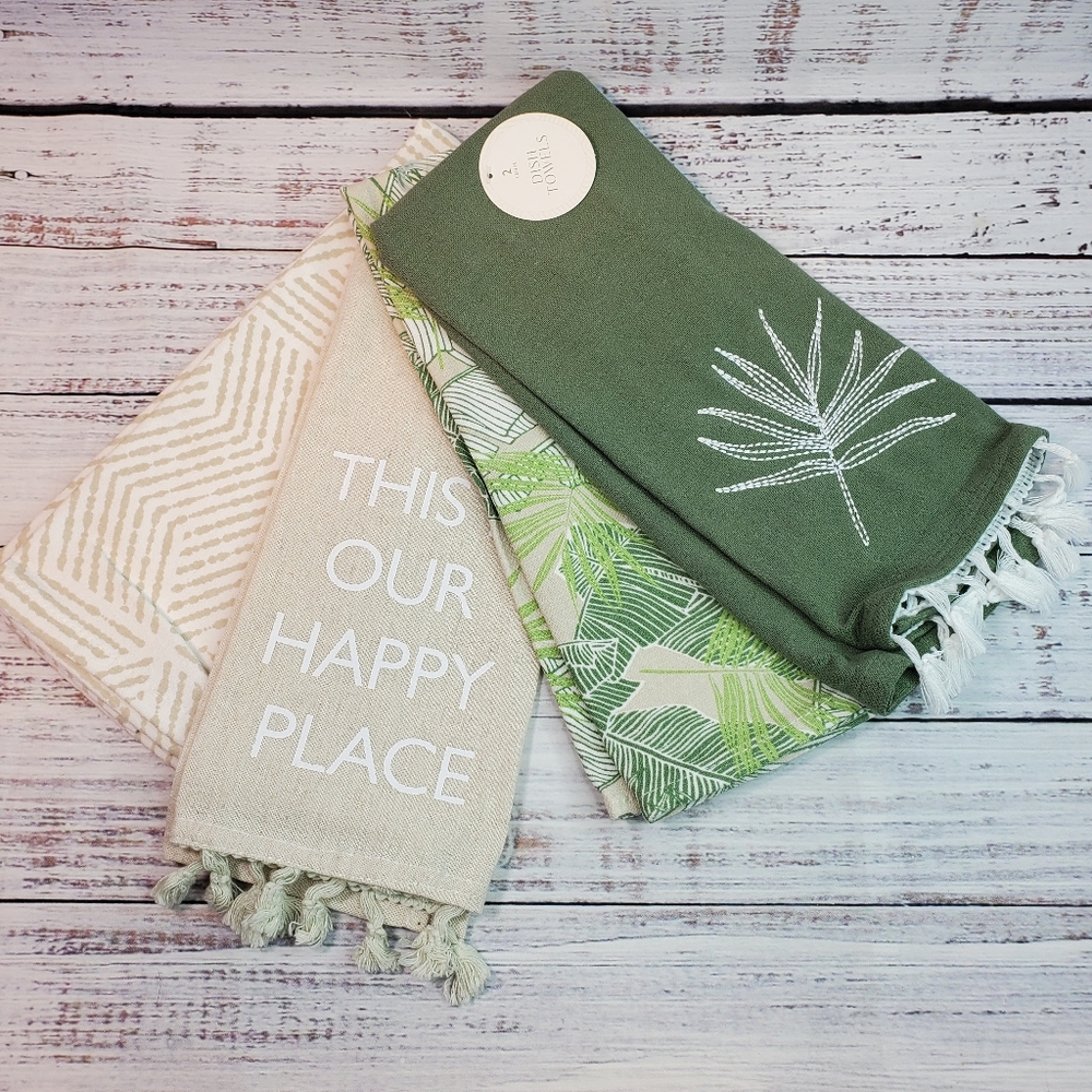 Kitchen Towels 4pcs Dish Towels